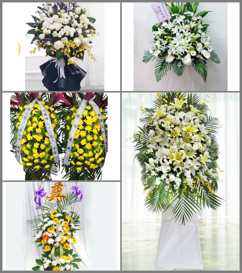 福建福州罗源县洪洋乡后洋村白事花篮预定